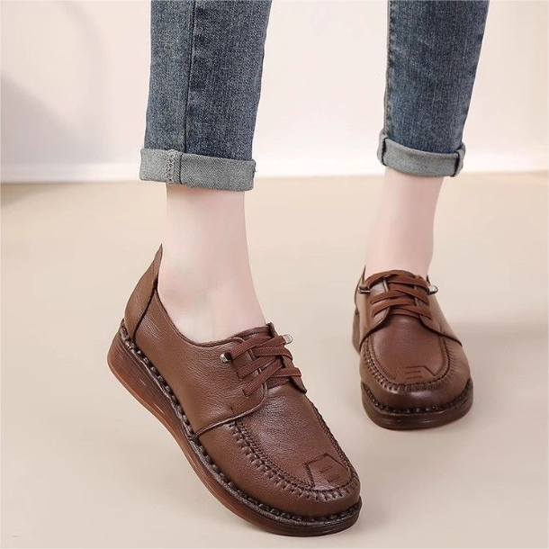 Zapato Ortopédico Cuero Suave Eco Armonía Vitalidad, Postura Saludable Todo el Día
