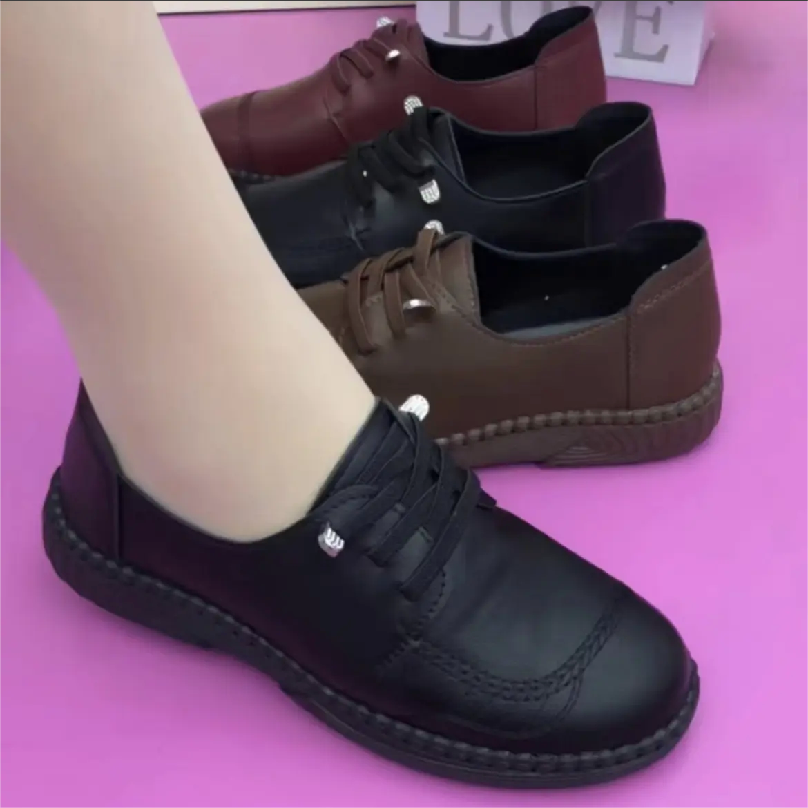 Zapato Ortopédico Cuero Suave Aura Camino Serenidad, Alivio Total Para Tus Pies