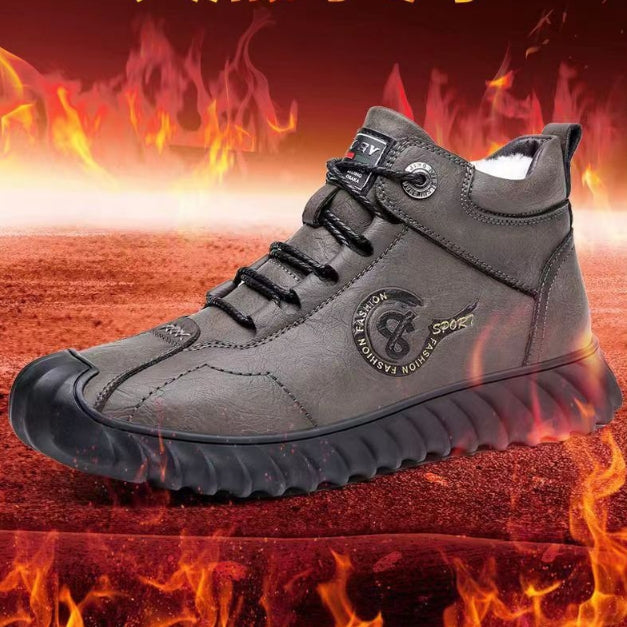 Botas Ortopédicas Cuero Genuino Nube Íntegra Camino, Confort y Calidez Todo el Día