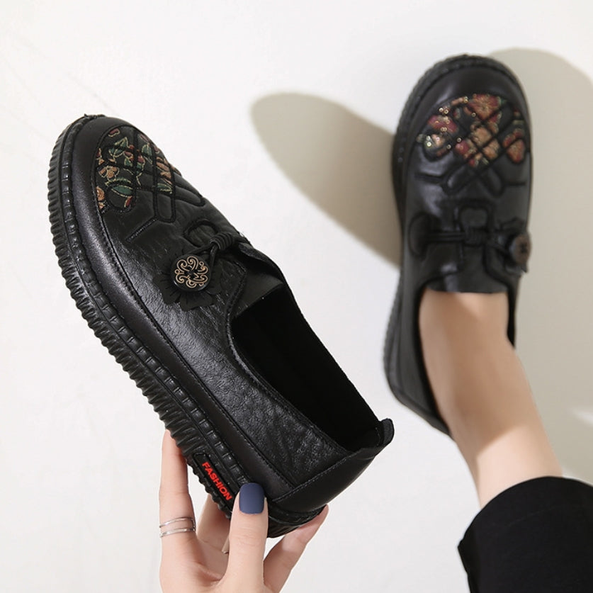 Zapato Casual Cuero Genuino Aurora Equilibrio, Comodidad y Estabilidad Todo el Día