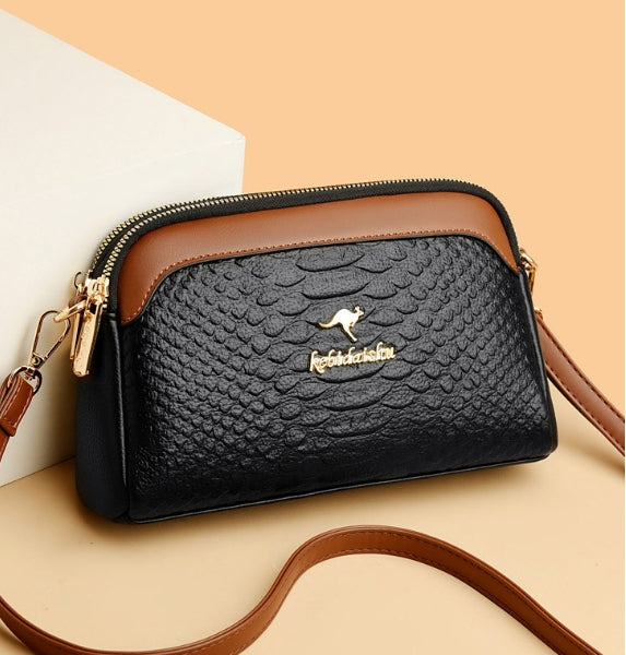 Bolso Casual Multicapa Prisma Selva Horizonte, Estilo Seguro y Gran Capacidad