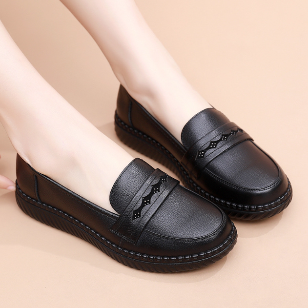 Zapato Ortopédico Cuero Suave Esencia Serenidad Camino, Comodidad y Estabilidad Todo el Día