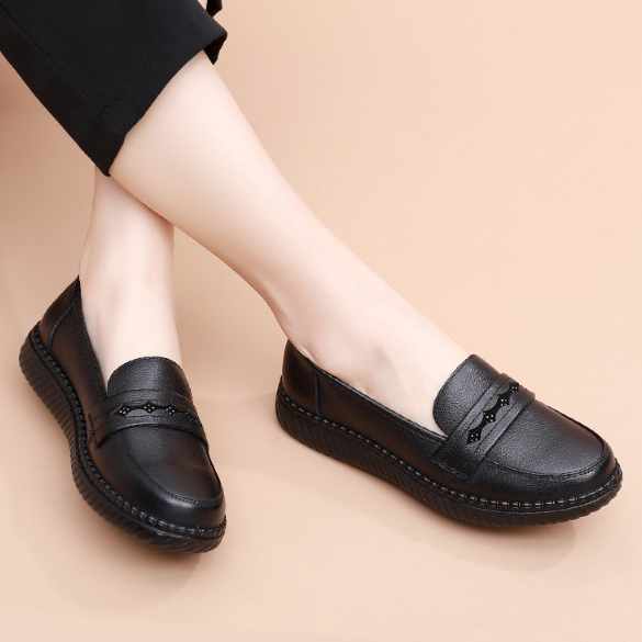 Zapato Ortopédico Cuero Suave Esencia Serenidad Camino, Comodidad y Estabilidad Todo el Día