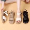 Sandalias de Tacón Cuero Suave Eclipse Bosque Vitalidad, Postura Saludable y Comodidad Total