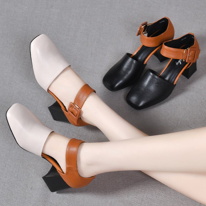 Tacones Altos Cuero Suave Eclipse Serenidad Prisma, Postura Mejorada y Máximo Confort