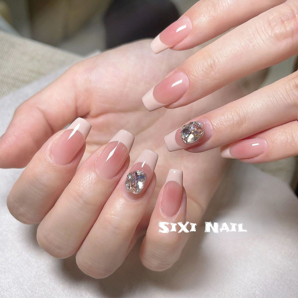 Uñas Postizas Acrílico Brisa Estrella Verso, Belleza Instantánea y Natural