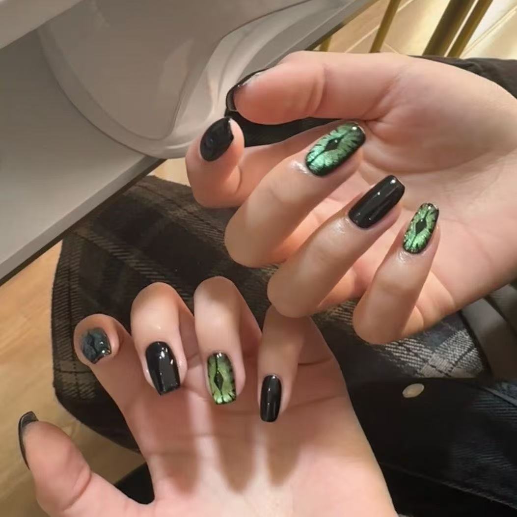 Uñas Postizas Acrílico Brisa Estrella Verso, Belleza Instantánea y Natural