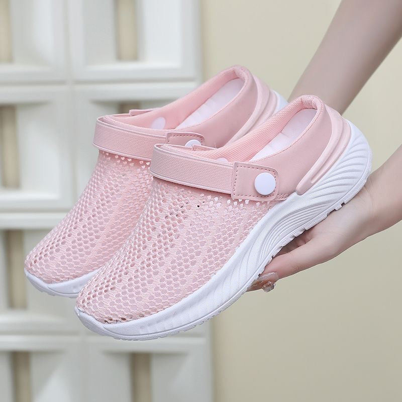 Zapatillas Antideslizantes Malla Transpirable Aura Camino Equilibrio, Alivio Inmediato del Dolor y Frescura Extrema