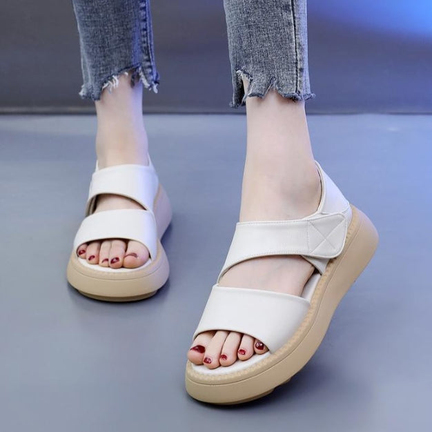 Sandalias de Tacón Suela Gruesa Aura Horizonte Jazz, Elegancia y Confort en Cada Paso