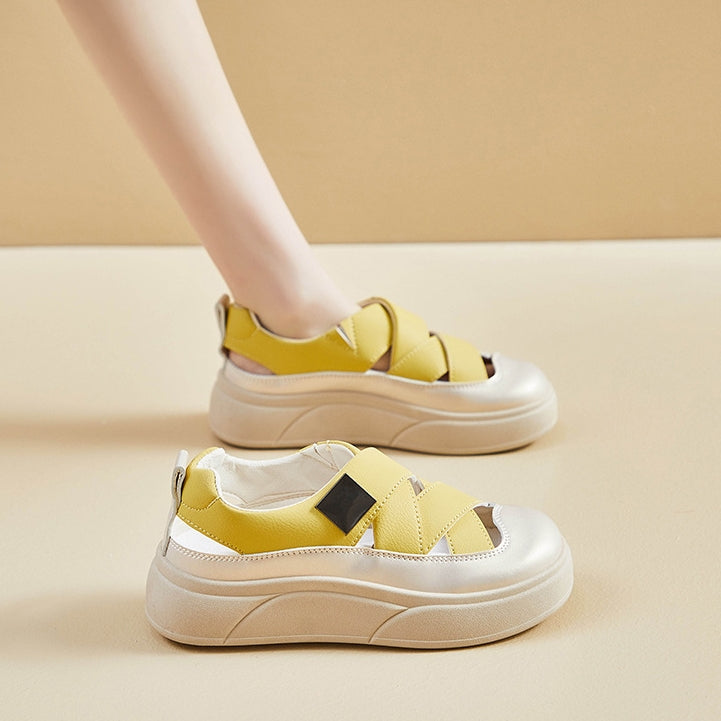 Zapatillas Deportivas Cuero Transpirable Equilibrio Alma Elevate, Comodidad y Altura Todo el Día