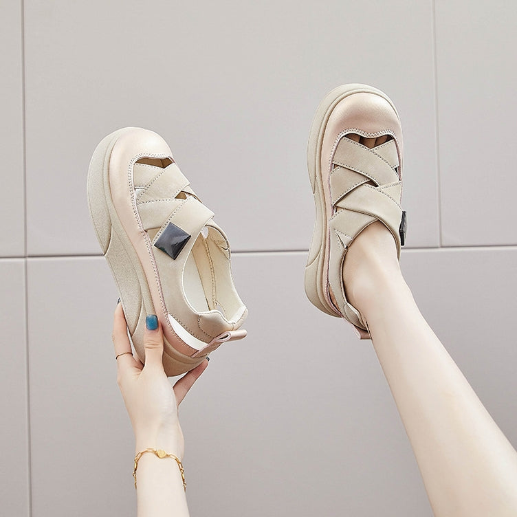 Zapatillas Deportivas Cuero Transpirable Equilibrio Alma Elevate, Comodidad y Altura Todo el Día