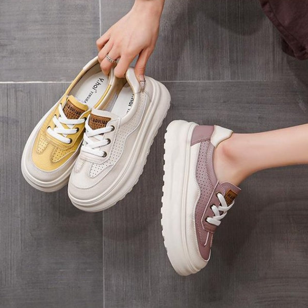 Zapatos Ortopédicos Suela Gruesa Aura Camino Armonía, Confort y Apoyo Todo el Día