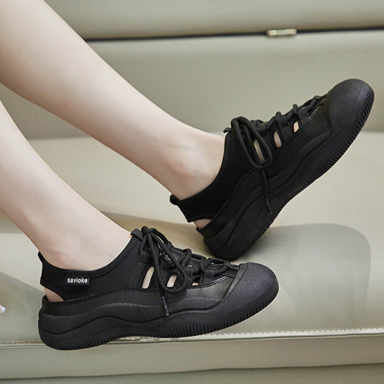 Zapatos Planos Tejido Transpirable Eclipse Serenidad Prisma, Alivio Inmediato y Corrección Postural