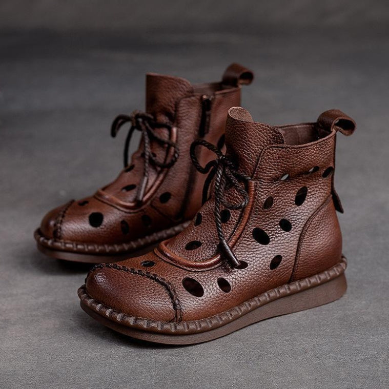 Botas Ortopédicas Cuero Suave Eclipse Serenidad Camino, Máximo Confort y Alivio Diario