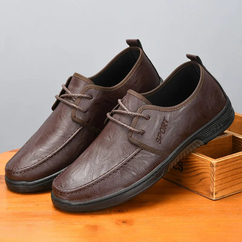 Zapato Casual Cuero Suave Horizonte Íntegro Esencia, Comodidad Superior y Corrección Postural