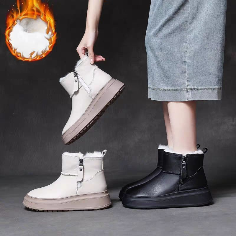 Botas Ortopédicas Cuero Suave Aurora Travesía Plenitud, Calor y Comodidad Todo el Invierno