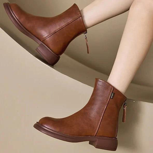 Botas Urbanas Cuero Vintage Eclipse Andes Ímpetu, Estilo Atemporal y Resistencia Diaria