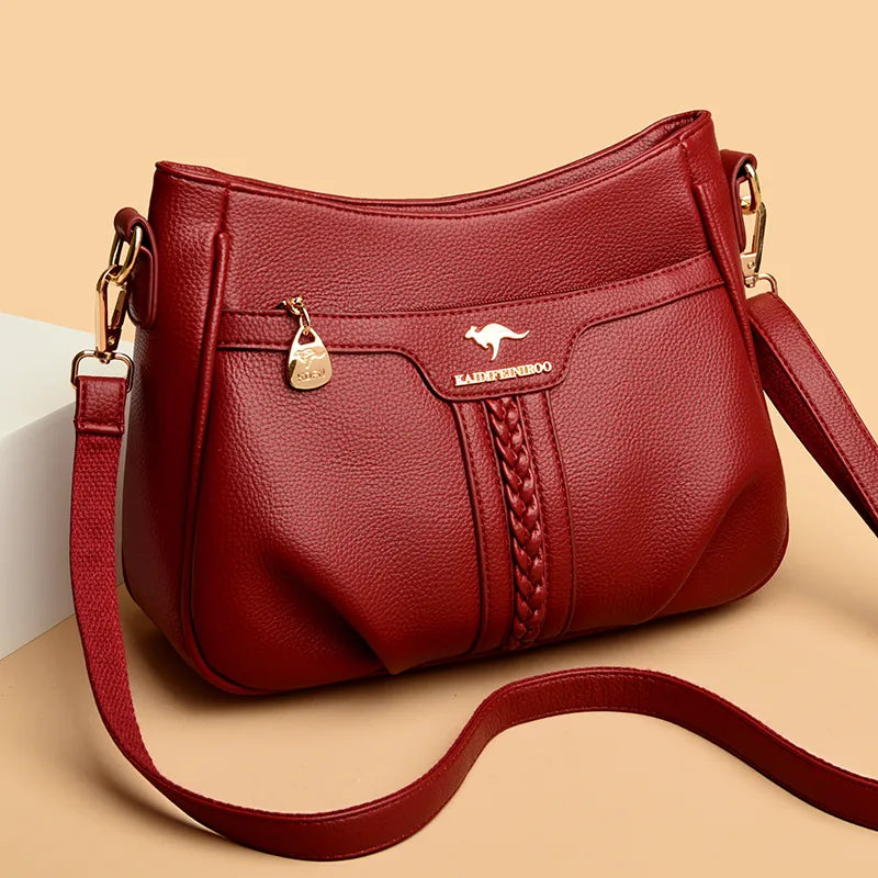 Bolso Casual Cuero Nobleza Horizonte Jazz, Elegancia Versátil para Cada Momento