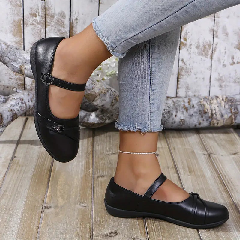 Zapatos Planos Cuero Suave Aura Camino Horizonte, Confort Elegante Todo el Día