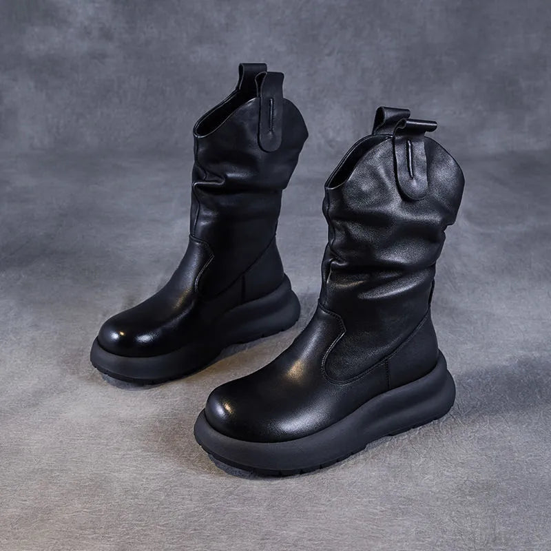 Botas Casual Cuero Suave Aura Camino Libertad, Máxima Comodidad y Estilo Todo el Día