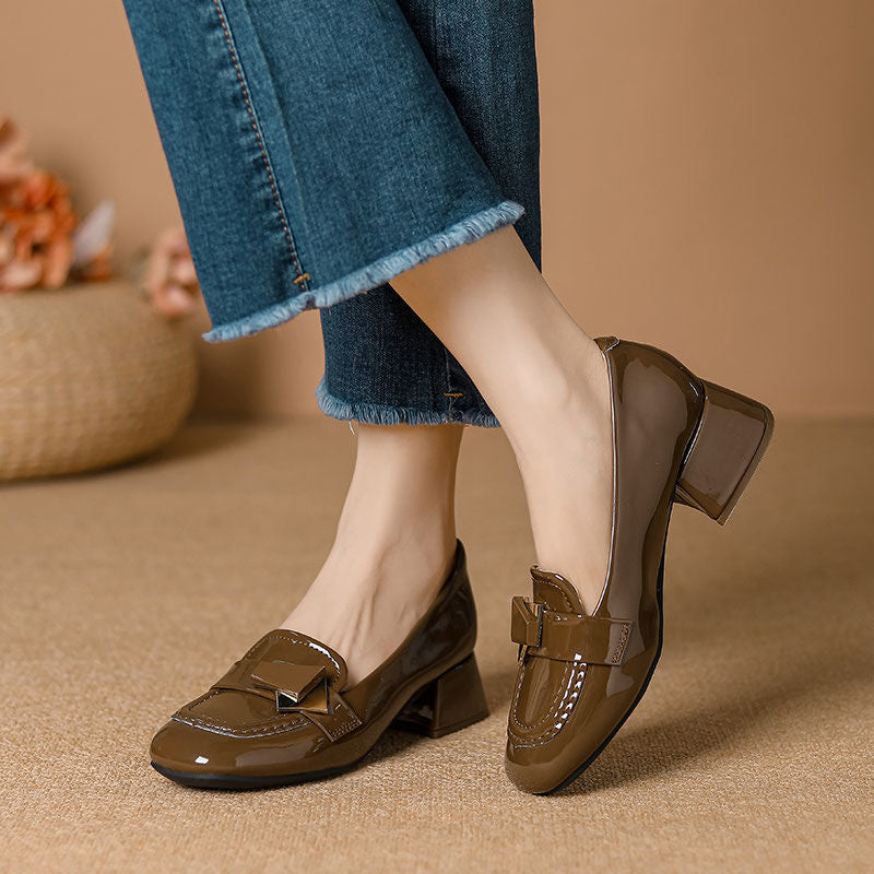 Zapato Ortopédico Charol Suave Prisma Equilibrio Camino, Alivio Inmediato para Pies Cansados