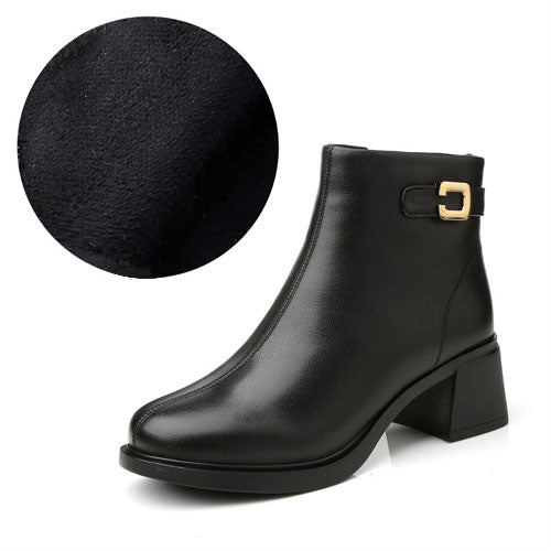 Botas Ortopédicas Cuero Impermeable Nube Majestad Camino, Máxima Comodidad y Protección Todo el Día