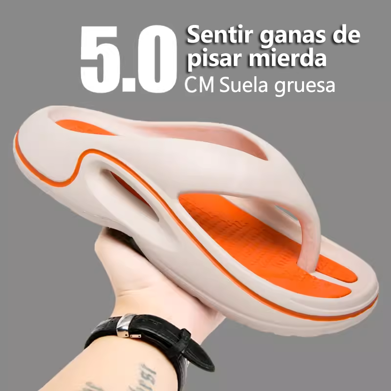 Sandalias Planas Diseño Ergonómico Nube Vital Horizonte, Confort Total en Cada Paso