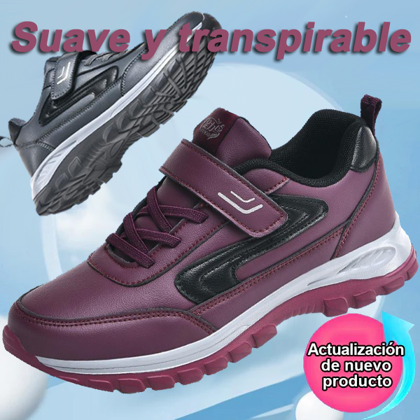 Zapatillas Antideslizantes Microfibra Aura Camino, Comodidad y Soporte Para Todo el Día