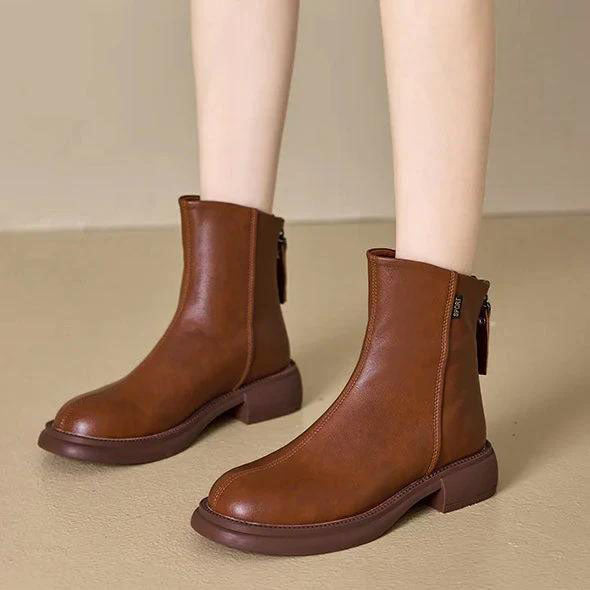 Botas Urbanas Cuero Vintage Eclipse Andes Ímpetu, Estilo Atemporal y Resistencia Diaria