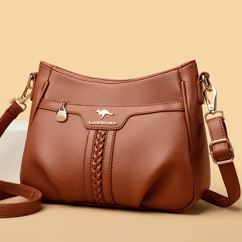 Bolso Casual Cuero Nobleza Horizonte Jazz, Elegancia Versátil para Cada Momento