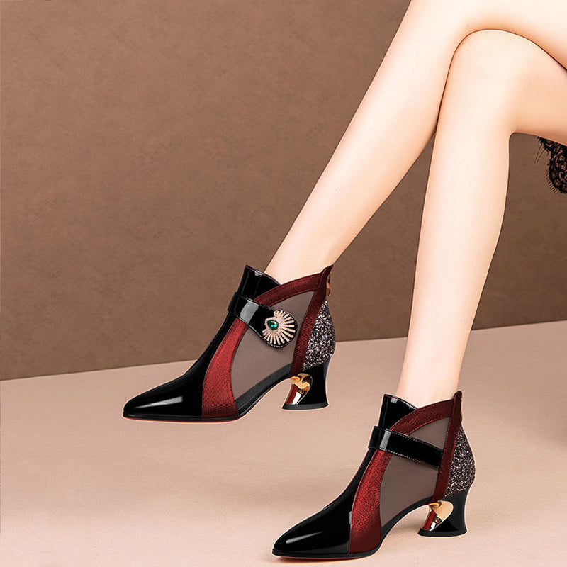 Botines Ortopédicos Malla Aura Prisma, Alivio y Elegancia en Cada Paso