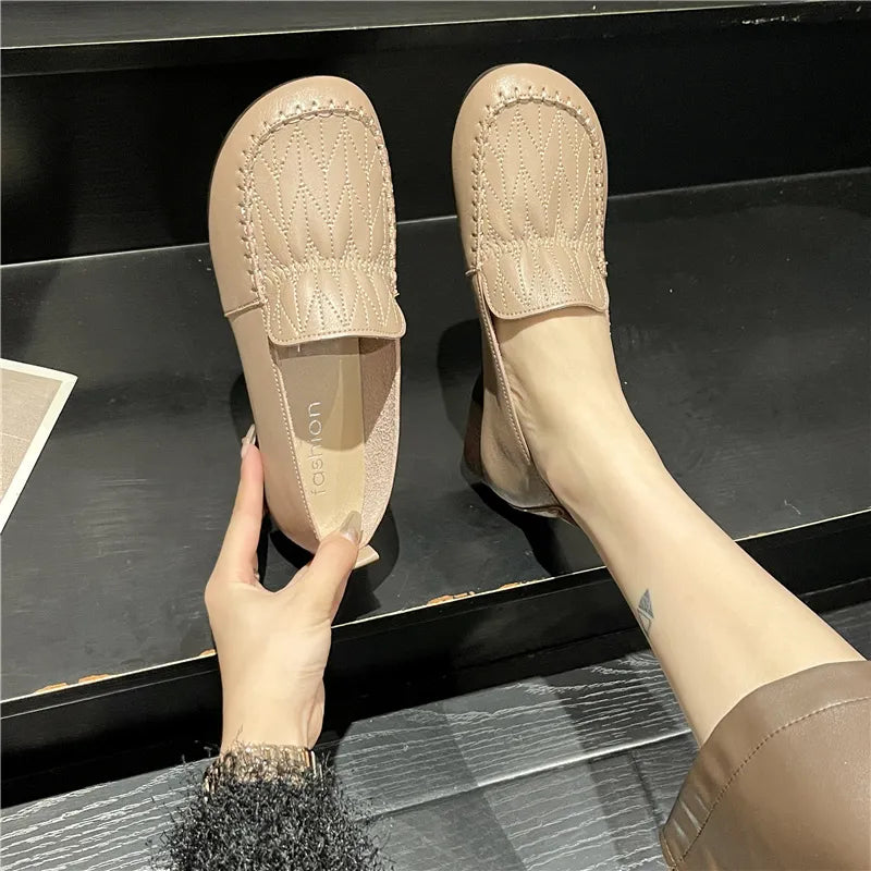 Zapato Ortopédico Cuero Suave Travesía Armonía Serenidad, Alivio Total para Pies Sensibles