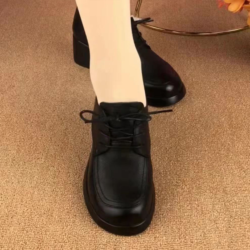 Tacones Cuadrados Suela Ligera Cumbre Jazz Serenidad, Comodidad Suprema Todo el Día