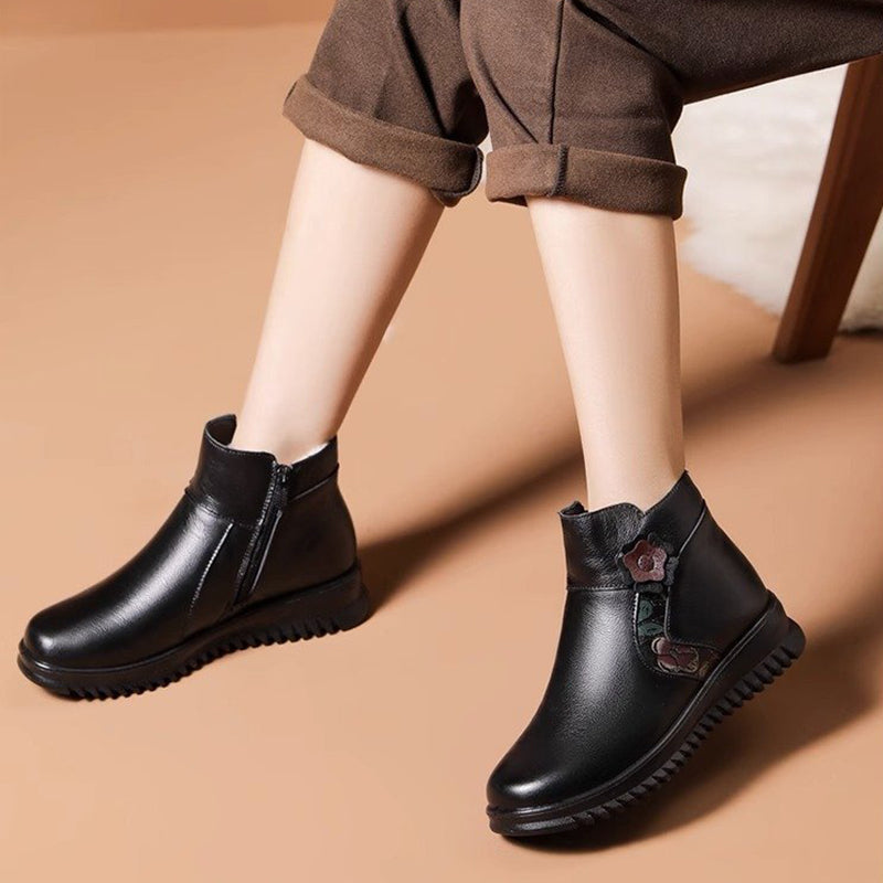 Botas de Invierno Cuero Suave Eclipse Andes Serenidad, Calidez y Comodidad Todo el Día