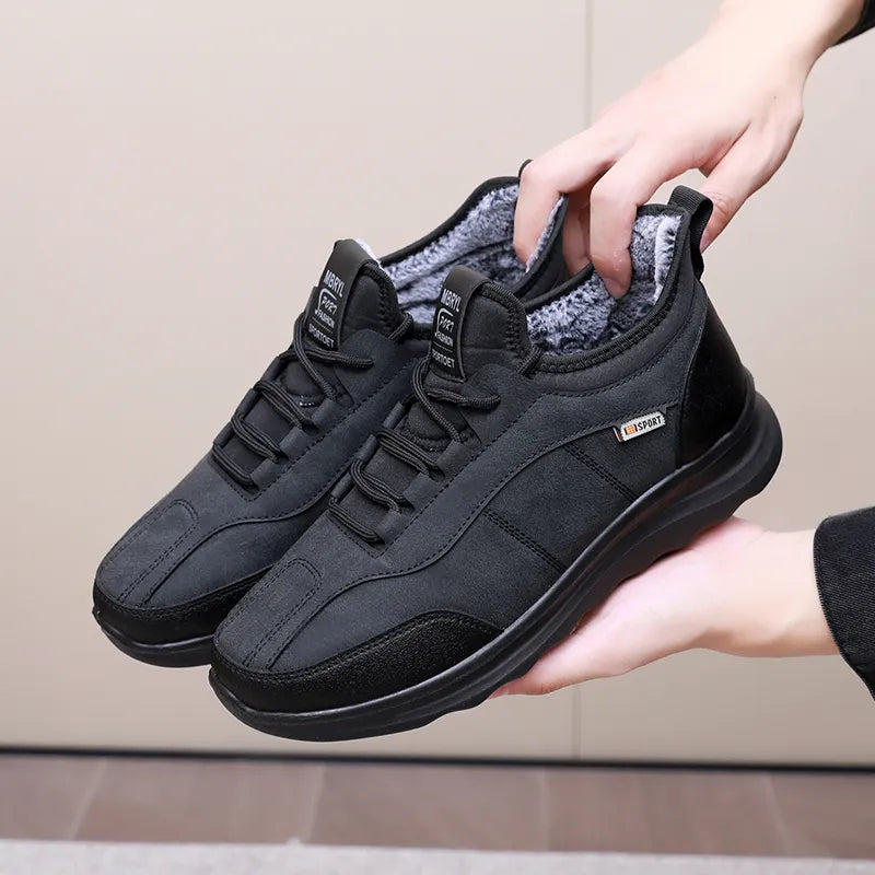 Zapato Ortopédico Cuero Suave Cumbre Armonía Invierno, Máximo Calor y Comodidad en Exteriores