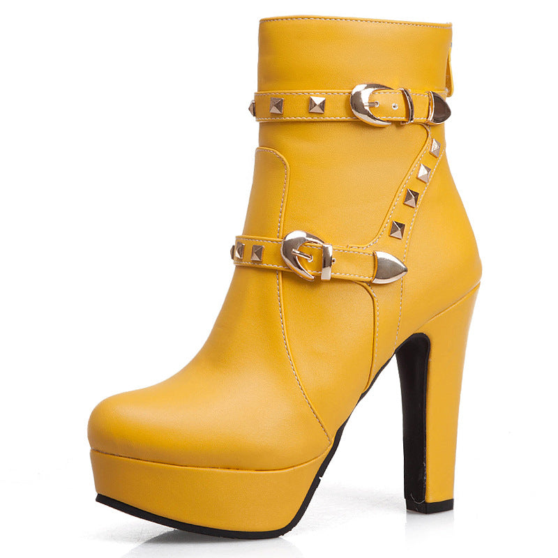 Tacones Altos Cuero Suave Aura Selene Confort, Elegancia y Bienestar Todo el Día