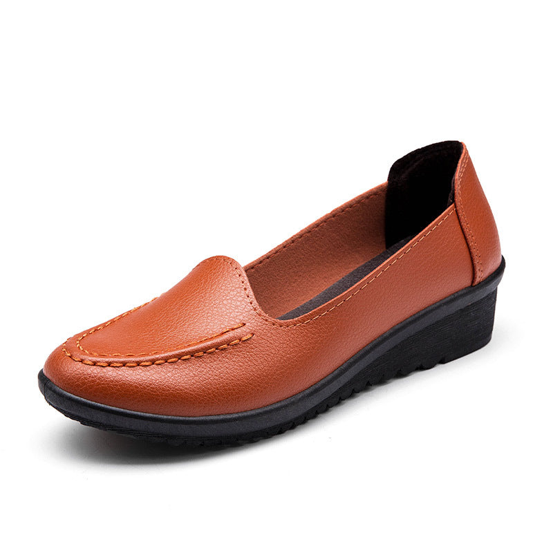 Mocassines Ortopédicos Cuero Suave Aura Camino Serenidad, Comodidad Inteligente Todo el Día