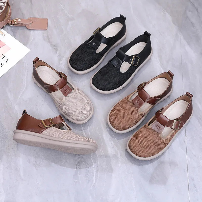 Zapatillas Ortopédicas Tejido Transpirable Aura Camino Armonía, Alivio Inmediato Para Pies y Espalda