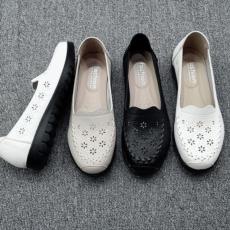 Zapatos Planos Cuero Suave Calma Prisma Horizonte, Comodidad y Estilo sin Dolor