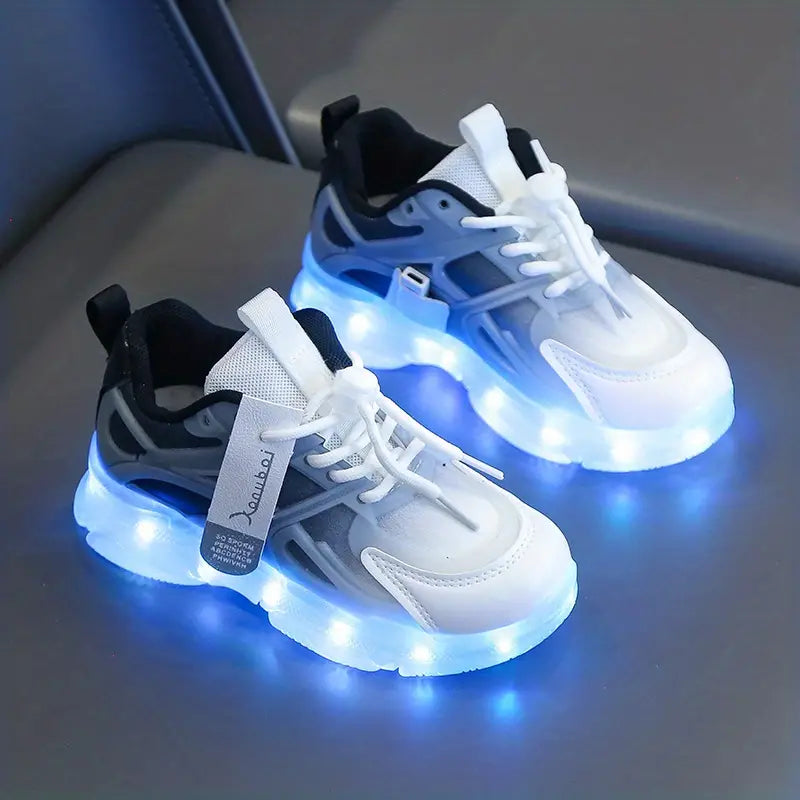 Zapatillas Deportivas Iluminación Digital Prisma Beat, Diversión y Estilo en Cada Paso