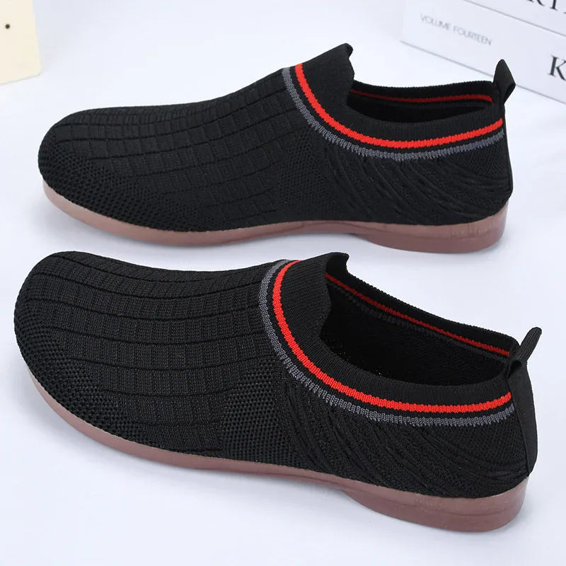 Zapato Casual Tejido Transpirable Aura Camino Armonía, Alivio Inmediato para Pies y Espalda