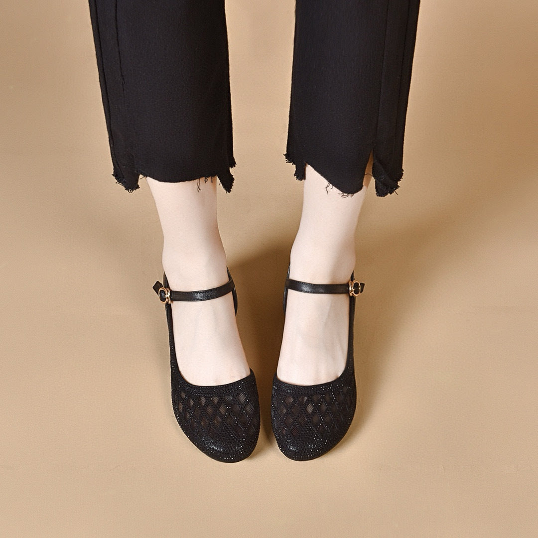 Mocassines Ortopédicos Cuero Suave Prisma Serenidad Viento, Alivio Elegante para Pies Sensibles