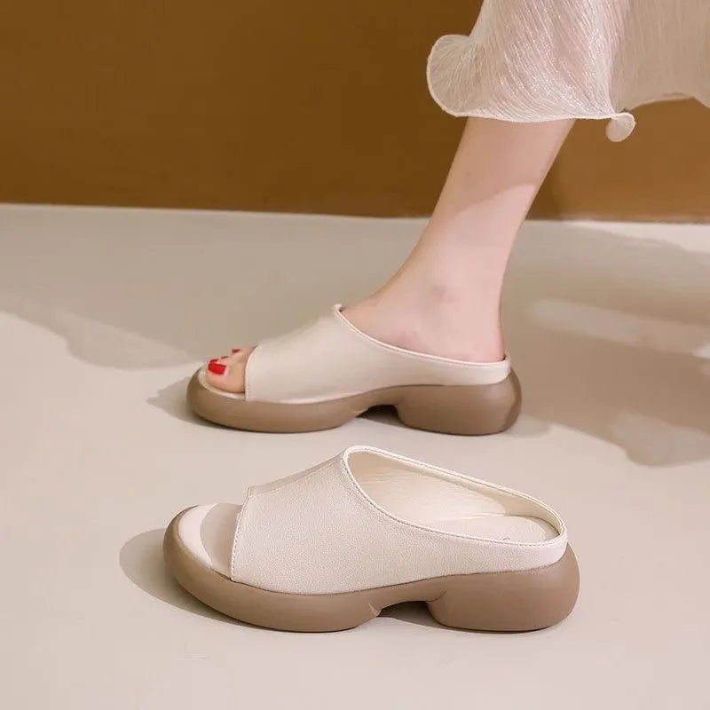 Sandalias Ortopédicas Cuero Genuino Armonía Camino Serenidad, Alivio Inmediato y Soporte Total