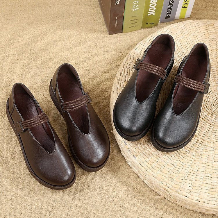 Zapato Ortopédico Cuero Suave Esencia Gaia Serenidad, Alivio Total para Pies Cansados