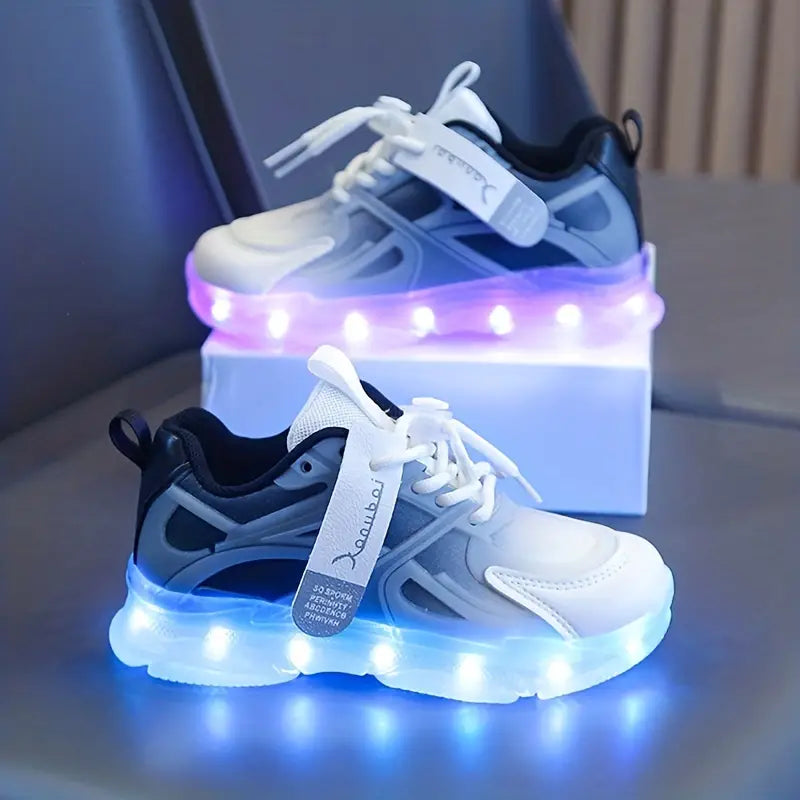 Zapatillas Deportivas Iluminación Digital Prisma Beat, Diversión y Estilo en Cada Paso