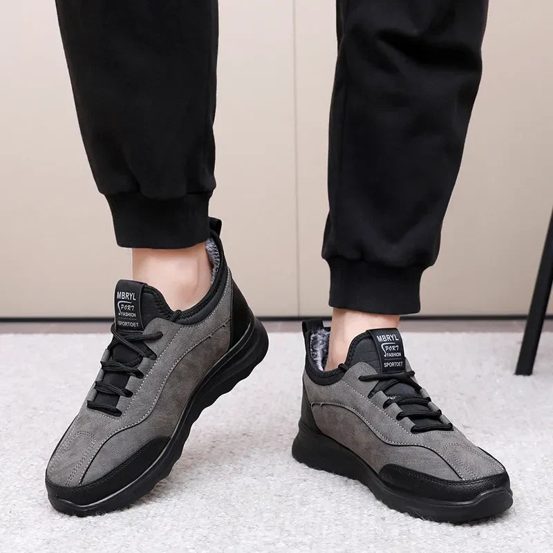 Zapato Ortopédico Cuero Suave Cumbre Armonía Invierno, Máximo Calor y Comodidad en Exteriores