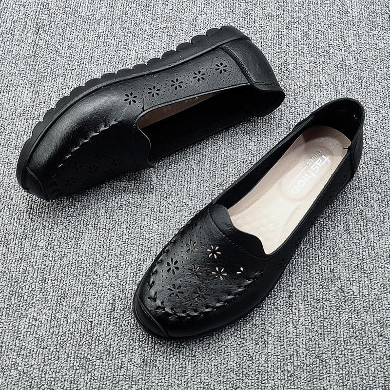 Zapatos Planos Cuero Suave Calma Prisma Horizonte, Comodidad y Estilo sin Dolor