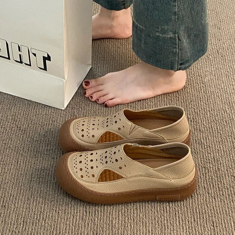 Sandalias Ortopédicas Punta Redonda Aura Caminante Serenidad, Comodidad Sin Dolor Todo el Día