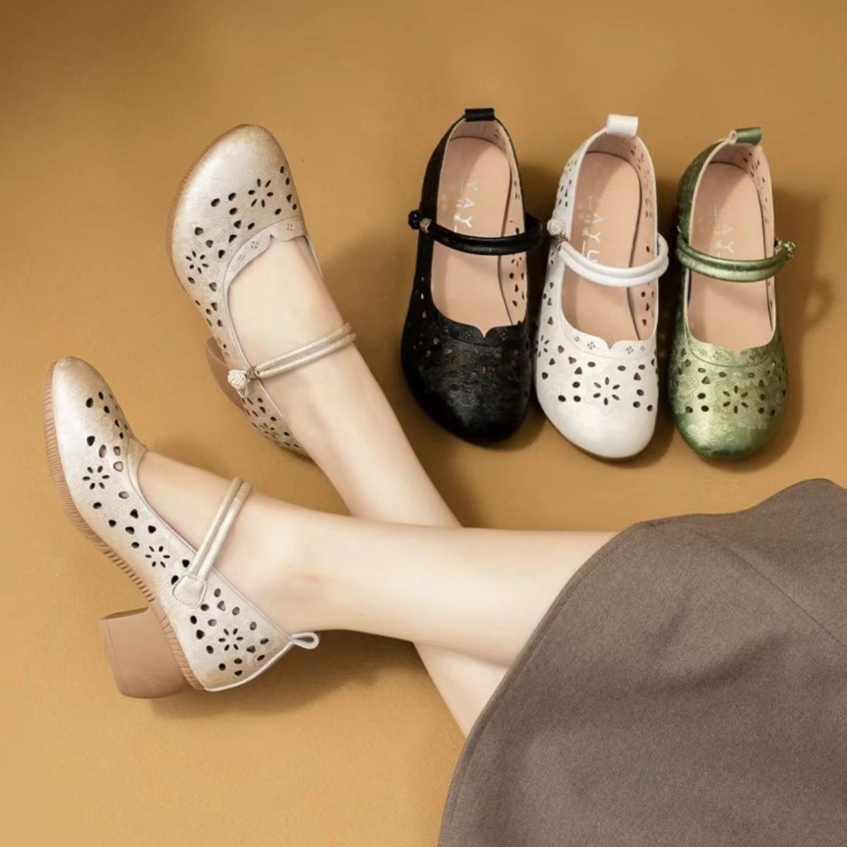 Zapato Casual Cuero Suave Nube Armonía Camino, Comodidad y Soporte Todo el Día