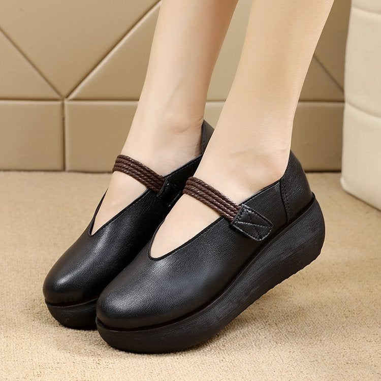 Zapato Ortopédico Cuero Suave Esencia Gaia Serenidad, Alivio Total para Pies Cansados